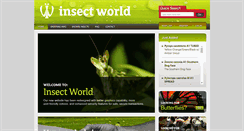 Desktop Screenshot of insectworld.com